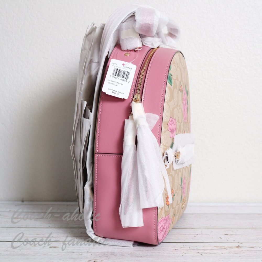 NWT Coach Jordyn Backpack In Signature Canvas_7